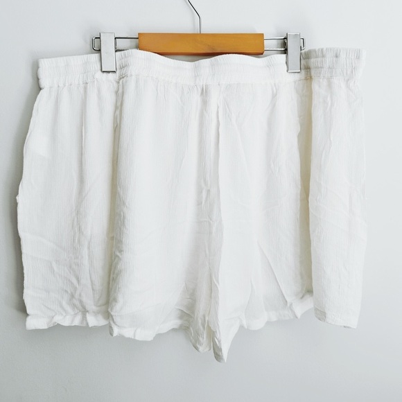 NWT Sol & Sea White Beach Covet-up Shorts - Picture 6 of 14